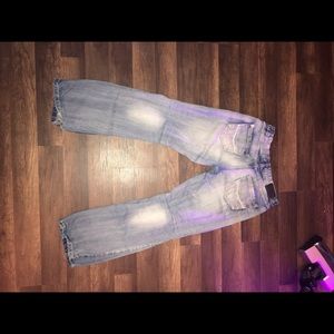 Light wash jeans